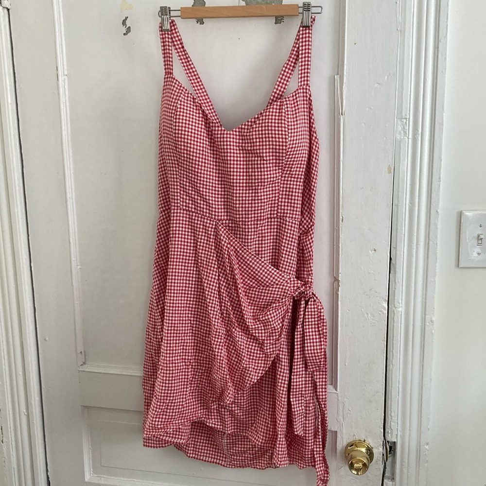 Gingham summer dress